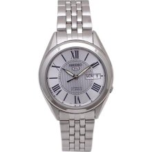 Seiko Watches Men's Automatic Stainless Steel w/ Silver Tone Dial Aut