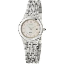 Seiko Women's 'Le Grand Sport' Stainless Steel Quartz Diamond Watch