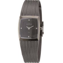 Skagen 380XSMMM1 Women's Denmark Gunmetal Ion Plated Mesh Bracelet Gre Skagen 380XSMMM1 Women's Denmark Gunmetal Ion Plated Mesh Bracelet Gre