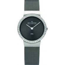 Skagen Ladies Watch 644Smm With Silver Stainless Steel Bracelet And Grey Dial