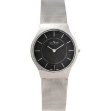 Skagen Men's Slim Profile Quartz Stainless Steel Mesh Bracelet Watch
