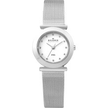 SKAGEN SKAGEN Silver Tone Steel Mesh Womens Watch