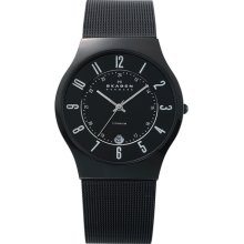 Skagen Watch - 233XLTMB - Black Titanium Case and Mesh Band