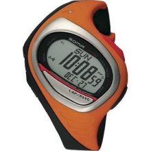 Soma Unisex Running 300 Plastic Watch - Orange Rubber Strap - Gray Dial - SOMDWJ00-0005