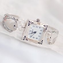 Spoon Watch - Bracelet Spoon Watch - Cabin Spoon Watch - Heirloom Spoon Watch - Vintage Spoon Watch (mcf W068)