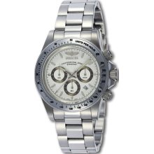 Stainless Steel 40mm Speedway Diver Chronograph Watch