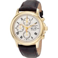 Stuhrling 362 333k2 Prestige Swiss Chrono Auto White Dial Mens Watch