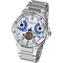 Stuhrling Original 1160 331116 Spirit Pro Auto Skeleton Day/date Mens Watch