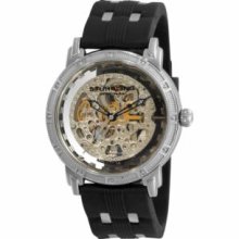 Stuhrling Original 165C.33162 Mens Winchester Cavalier Automatic Stainless Steel Case with Silvertone Movement