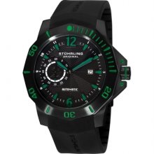 Stuhrling Original 320 335671 Quarter Master Green Chrono Auto Mens Watch