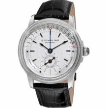 Stuhrling Original 339.33152 Mens Saturnalia Magnate Automatic Silver Dial Watch