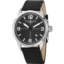 Stuhrling Original 449 331554 Tuskegee Classic Leather Strap Mens Watch