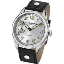 Stuhrling Original 457 33152 Legacy Sport Mechanical Leather Mens Watch