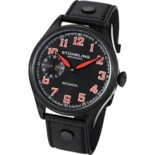 Stuhrling Original 457 335575 Legacy Sport Mechanical Leather Mens Watch