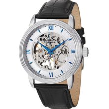 Stuhrling Original 516 33152 Delphi Vienna Mechanical Leather Strap Mens Watch