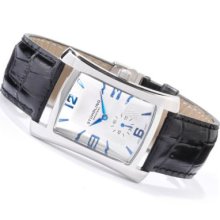 Stuhrling Original Men's Gatsby Quartz Leather Strap Watch