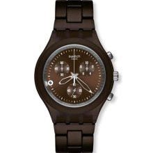 Swatch Full-Blooded Smoky Brown Chrono Men's watch #SVCC4000AG
