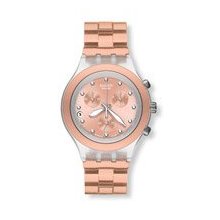 Swatch Ladies Watch Full Blooded Caramel Chronograph Svck4047ag