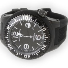 Swiss Legend Men's Quartz Watch With Black Dial Analogue Display And Black Rubber Strap Sl00007/19