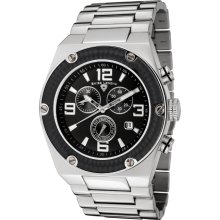 Swiss Legend Men's 'Throttle' Stainless Steel Chronograph Watch