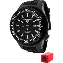 Swiss Legend Neptune Men's Date Rrp $1000 Watch 11818a-bb-01-sa-w