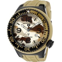 SWISS LEGEND Watches Men's Neptune (52 mm) Light Brown Camouflage Dial