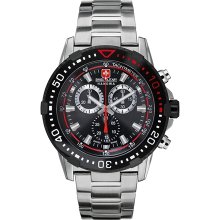 Swiss Military Hanowa Men's X-Treme 06-5172-04-007-07 Silver Stainless-Steel Swiss Quartz Watch with Black Dial