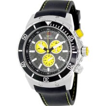 Swiss Precimax Men's Pursuit Pro Sport SP13276 Black Silicone Swiss Chronograph Watch with Grey Dial