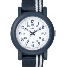 T2N325 Timex Originals Unisex Camper White Dial Two Tone Strap Watch