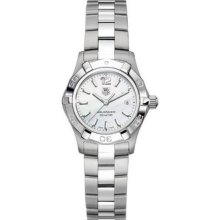 Tag Heuer Aquaracer Women's Stainless Steel Case Date Watch Waf1414.ba0823