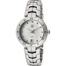 Tag Heuer Watches Women's Diamond Silver Textured Dial Stainless Steel