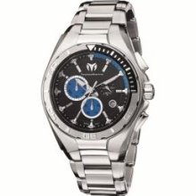 TechnoMarine Cruise Steel Chrono Black Dial Men's watch #110011US