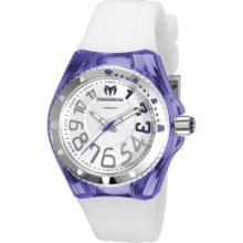 TechnoMarine Mid-Size Cruise Original Beach Quartz White Silicone Rubber Strap Watch