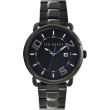 Ted Baker Men's TE3034 Time Flies Triple Black Analog Bracelet Watch