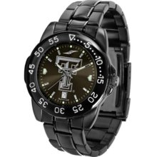 Texas Tech Red Raiders Mens Gun Metal Fantom Watch - BLACK