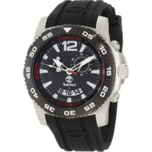 Timberland Men's Hydroclimb 13319JSTB/02 Black Plastic Quartz Watch with Black Dial