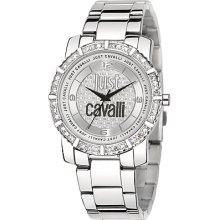 Time Just Cavalli Jc Three Hand Feel Silver