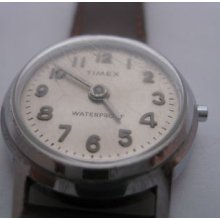 Timex Analog Water Proof Stainless Steel Back Leather Band Watch (parts/repair)
