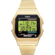 TIMEX CORPORATION Mens Chronograph Gold Tone Expansion Band Watch,