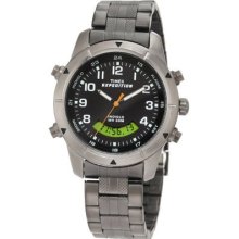 Timex Expedition Fullsize Quartz Watch With Black Dial Analogue - Digital Displa