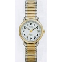 Timex Gold/Silver Trim Core Easy Reader Mid-size Watch