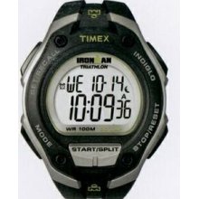 Timex Ironman Navy Black/Silver Traditional 30 Lap Mega Watch
