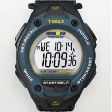 Timex Ironman Triathlon 30-Lap Black Resin Digital Chronograph Watch -