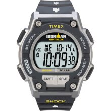 Timex Men's Ironman Shock 30-Lap Watch, Black Resin Strap