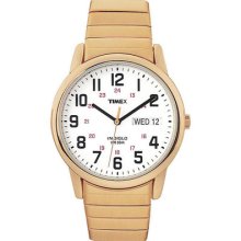 Timex Men's T20471 Easy Reader Goldtone Stainless Steel Expansion Band Watch