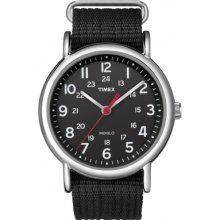 Timex T2n647 Mens Indiglo Weekender All Black Watch