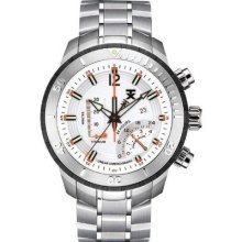 Timex Tx Luxury Mens 800 Series Linear Chronograph Dual Time Zone Watch T3c305