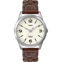 Timex Women's T2N644 Weekender Casual Brown Woven Strap Watch