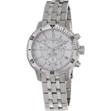 Tissot Mens PRS-200 Silver Dial Stainless Steel Watch