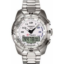 Tissot Men's T-touch Expert White Dial Chronograph Watch